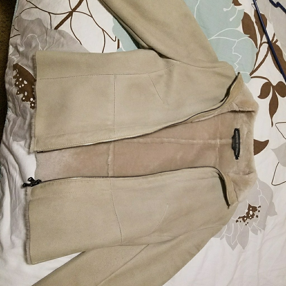 Adrienne Vittadini Shearling Jacket